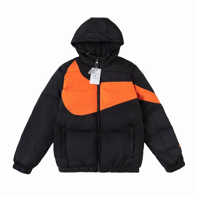囍 Nike耐克2025秋冬新款连帽子羽绒服 原版1:1订制五金配件全进口原版定制 欢迎专柜对比 绝对的高品质 采用顶级90白鸭绒 超柔软 充羽量蓬松饱满 超级