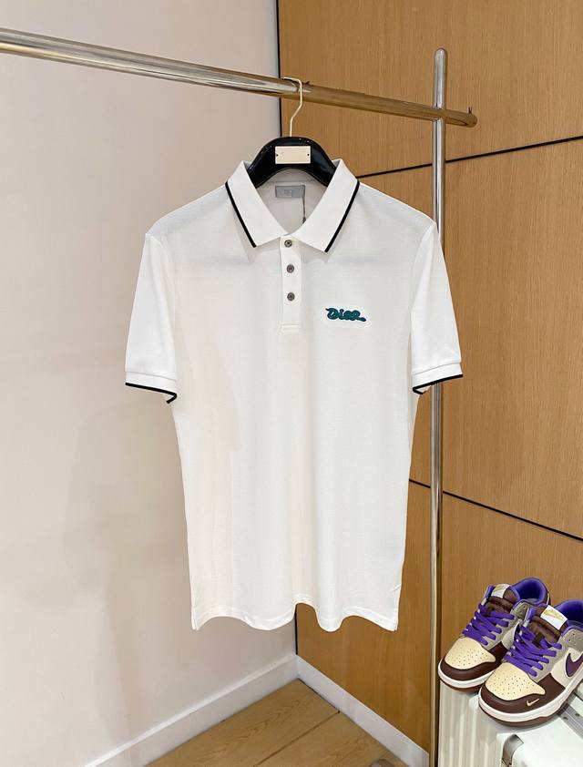Dior迪奥 2005Ss年夏季新款 Logo男士翻领polo衫！经典商务男款，高端男装的天花板级别的商务男款！简约时尚大气不失优雅，单穿内搭体面过人，品质控