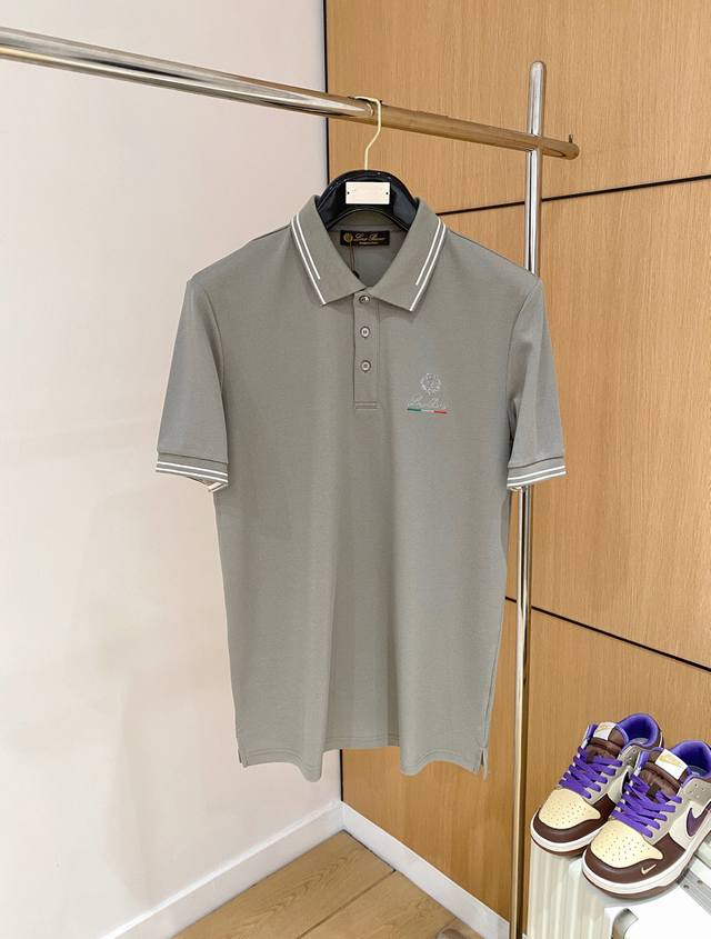 Lp2490Ss夏季新款 Logo男士翻领polo衫！经典商务男款，高端男装的天花板级别的商务男款！简约时尚大气不失优雅，单穿内搭体面过人，品质控 细节控的闭眼