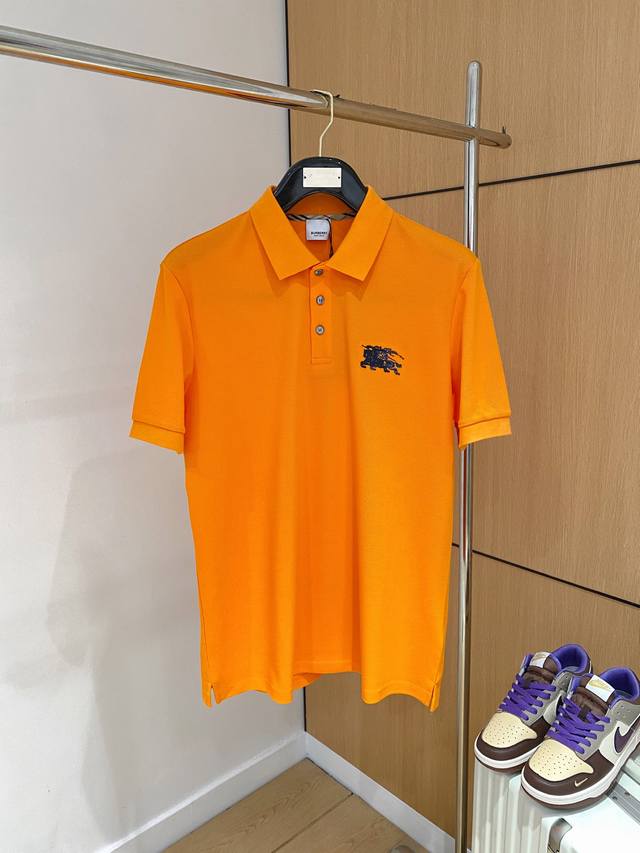 Burberry巴宝莉 2005Ss夏季新款 Logo男士翻领polo衫！经典商务男款，高端男装的天花板级别的商务男款！简约时尚大气不失优雅，单穿内搭体面过人，