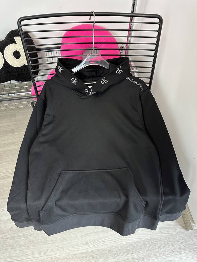 Style number: Hmy187# Ck Classic letter hooded collar with full logo design and Style number: Hmy187# Ck Classic letter hooded collar with full logo design and
