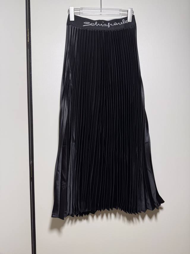 New logo letter logo ribbon elastic waist high-grade glossy satin fabric waist