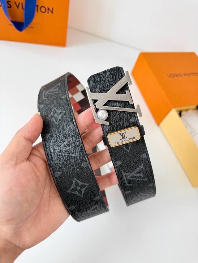 Product Name: Lv..Louis..Vuitton Belt Original Model: Buckle, classic pure stee