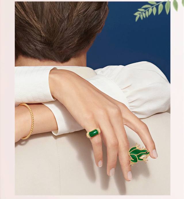 V Gold frog. Van Cleef & Arpels' Vca Animal Collection brooch. These small, fun,