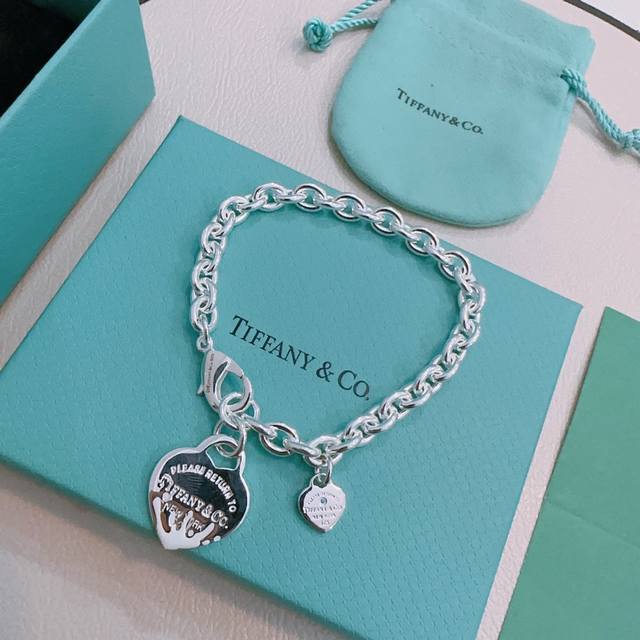 Tiffany bracelet Tiffny & Co. counter exquisite silver version bracelet celebri