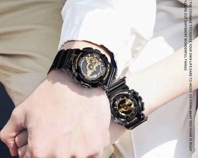 Casio Casio trendy sports quartz movement resin strap Japanese and Korean watch