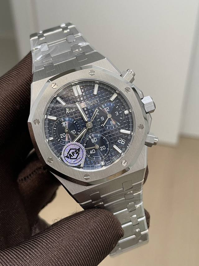 Aps Royal Oak 26240St blue dial, 4401 flyback integrated machine, thickness matc Aps Royal Oak 26240St blue dial, 4401 flyback integrated machine, thickness matc