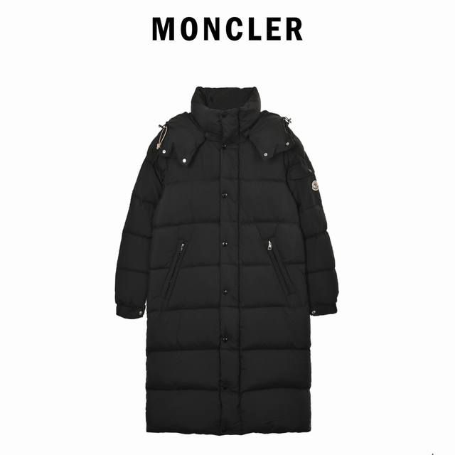 Long Moncler Matte Mayan Down Jacket (White Duck Down) This men's long down jack