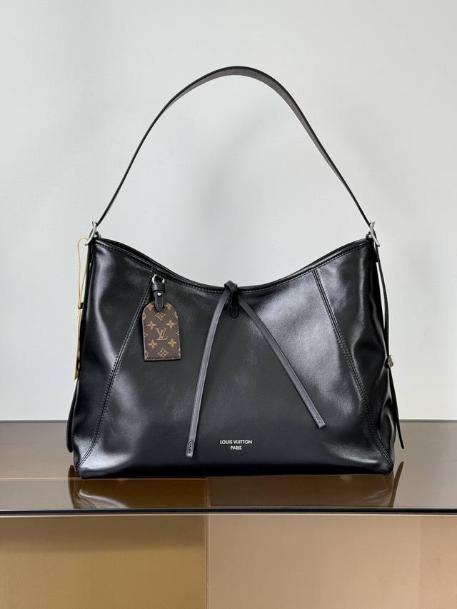 特级原厂 Carryall Dark 中号手袋 型号: M25143 黑色 163动态芯片版 材料: A级全钢五金 进口原厂皮 尺寸: 393015Cm