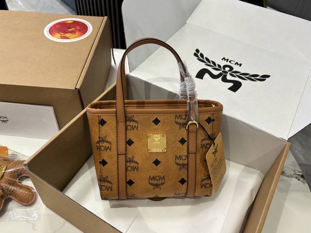 迷你 16.14Cm Mcm 新款购物袋 升级版拉链款Shopper 改变后的[它 你是否更爱它了！ 原单！青岛出品！