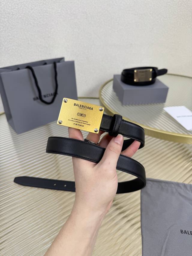 Balenciaga, 2.5cm wide, is a French luxury brand, holding a position as one of t