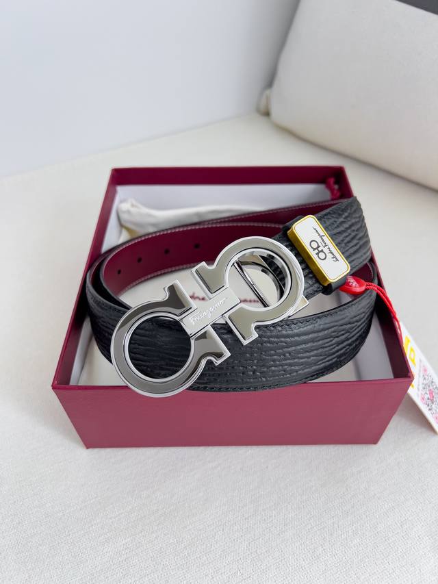 Product Name: Ferragamo Belt, Original Single Belt Model: Hook, Classic Buckle M