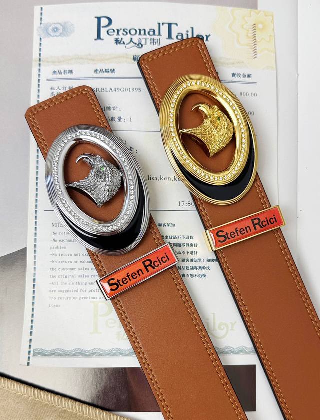 Belt: Stefen Rcici. Belt: Top-tier original replica. Private custom high-end spe