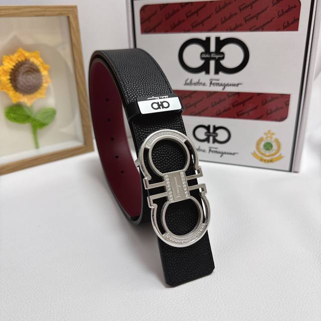 Product Name: Ferragamo Material: Original cowhide belt, 100% top-grain cowhide,