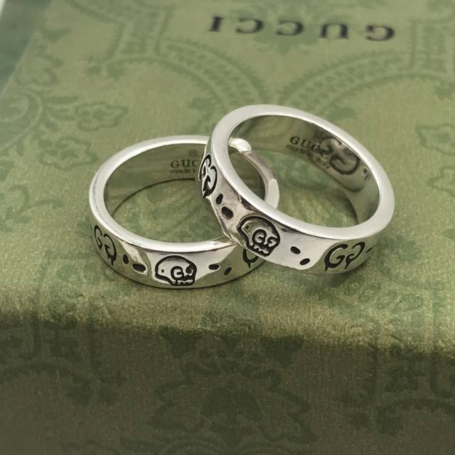 Gucci Pixie Link Ring 6Mm High-Quality High-Definition Imprint Details Perfect H
