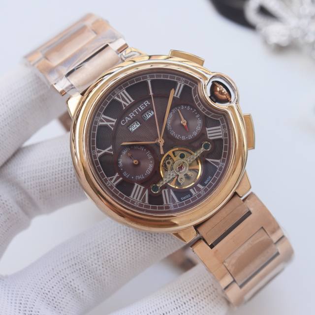 Gold Case +20, Steel Strap 30 Brand: Cartier Type: Men's Watch Case: Top-grade 3