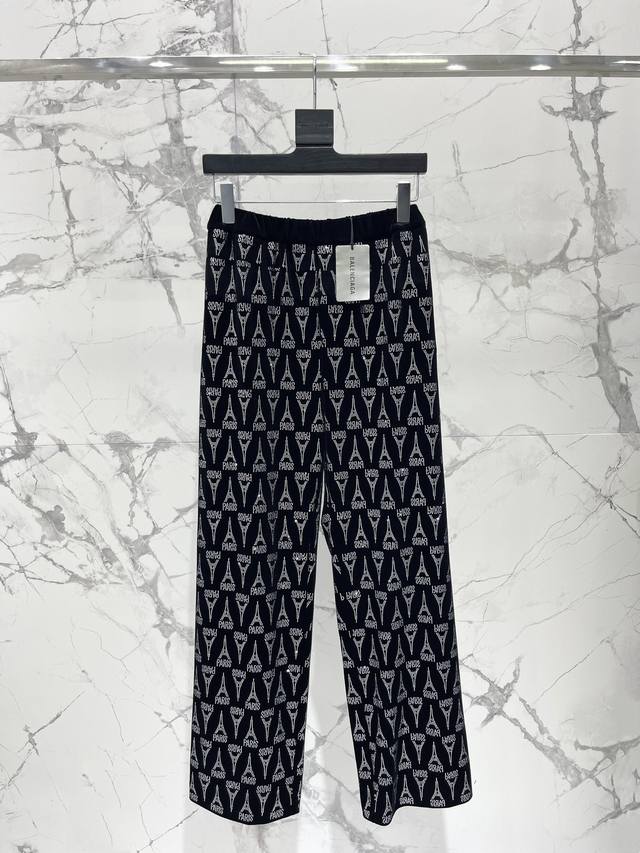 Balenciaga Velvet Rhinestone Eiffel Tower Trousers At first glance, the delicate