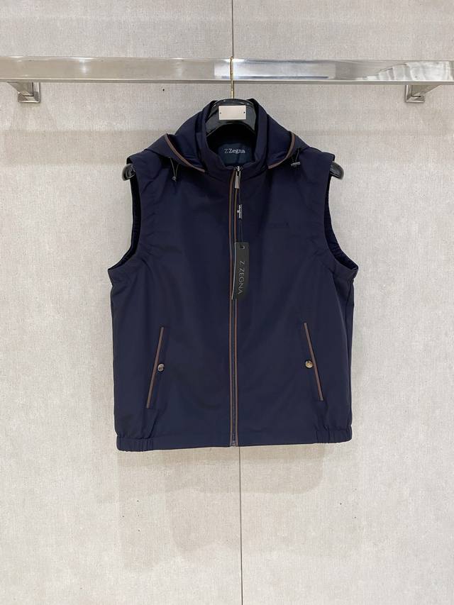 Zegna Vest Jacket, New Arrival, 2025 Autumn/Winter, Casual and Stylish Jacket, S