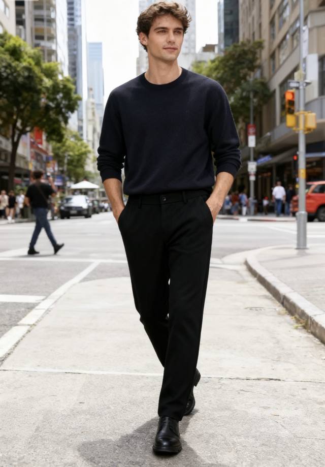 Pr*Da. 2025 Autumn New Men's Casual Dress Trousers! Made with comfortable custom Pr*Da. 2025 Autumn New Men's Casual Dress Trousers! Made with comfortable custom