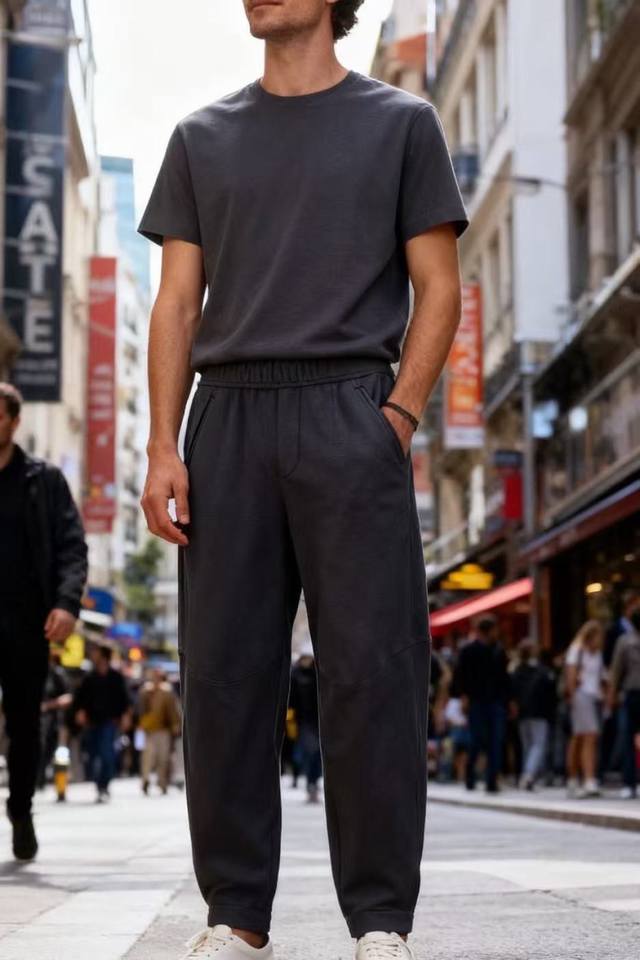 Jelly* Ze*Na. 2025 Autumn New Men's Casual Loose Wide-Leg Pants! Made with heate Jelly* Ze*Na. 2025 Autumn New Men's Casual Loose Wide-Leg Pants! Made with heate