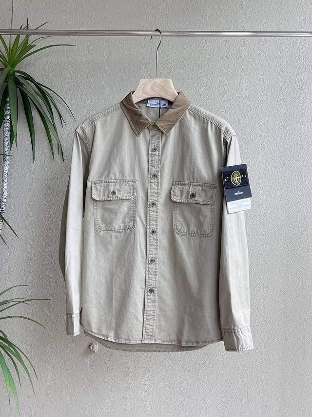 细节 实拍 Stone Island 石头岛新款两色复古重工水洗工装衬衣经典复古阿美咔叽工装外套 - Stone Island 作为一个高街意大利奢侈品牌,已经 细节 实拍 Stone Island 石头岛新款两色复古重工水洗工装衬衣经典复古阿美咔叽工装外套 - Stone Island 作为一个高街意大利奢侈品牌,已经