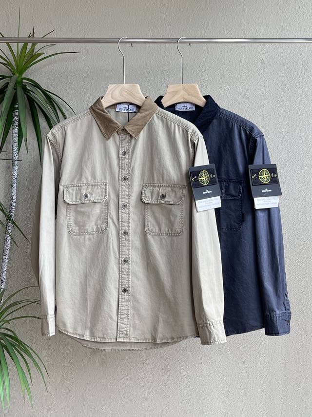 Stone Island 石头岛新款两色复古重工水洗工装衬衣经典复古阿美咔叽工装外套 - Stone Island 作为一个高街意大利奢侈品牌,已经在国内刮起一 Stone Island 石头岛新款两色复古重工水洗工装衬衣经典复古阿美咔叽工装外套 - Stone Island 作为一个高街意大利奢侈品牌,已经在国内刮起一