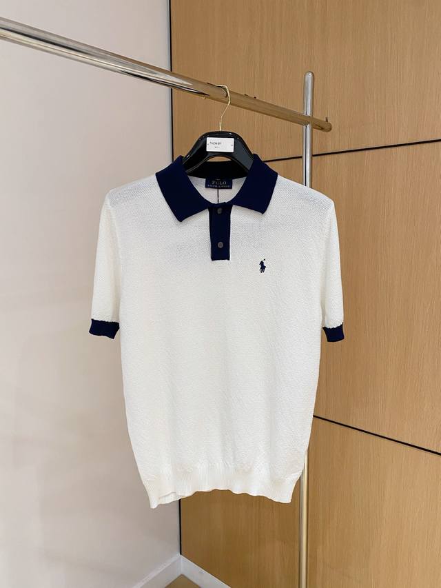 Ralph Lauren 2025 Early Autumn New Polo Shirt. Exquisite wool knit craftsmanship