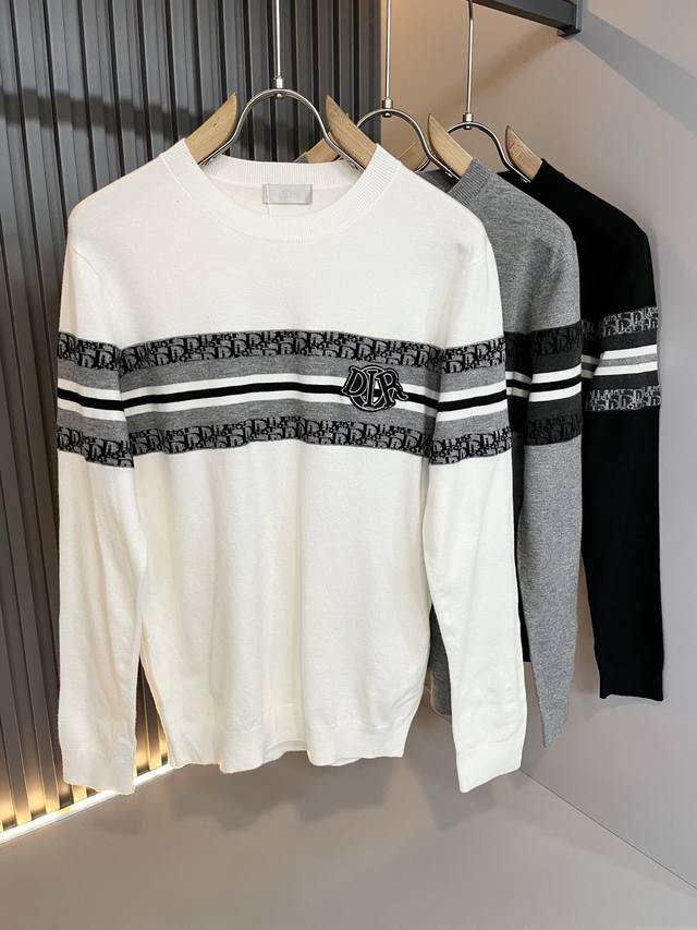 Dior 2025 Autumn/Winter New Unisex Knitted Wool Sweater, Available Now in Stores