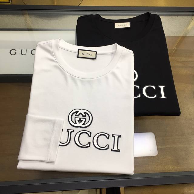 Gu.Ci... New Season Casual Long-Sleeve T-Shirt, Top-Tier Trading Company Goods,