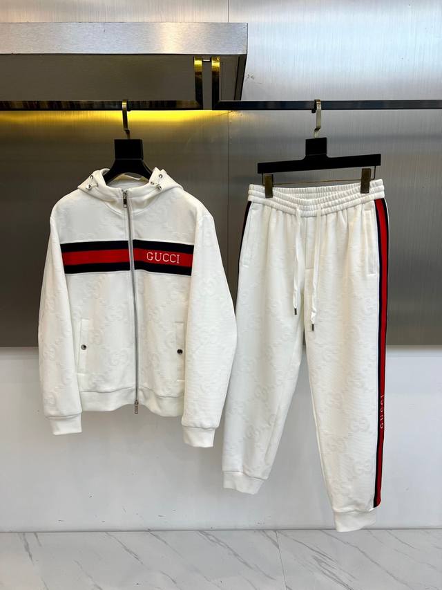 Gucci's Fall/Winter 2025 tracksuit interprets luxurious sportswear style with a