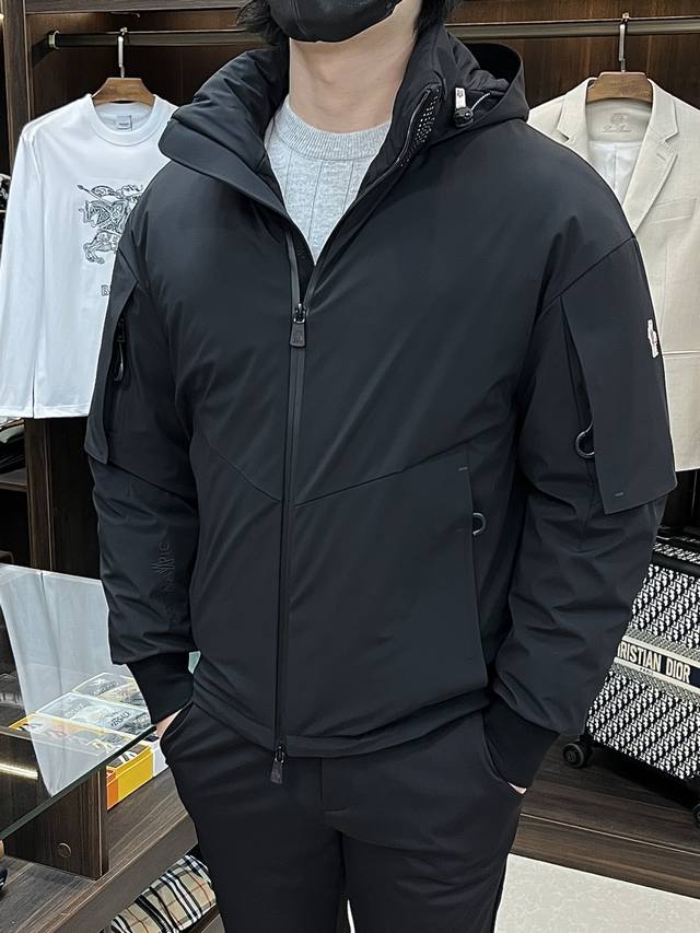 Featured item: Moncler 2025 latest fashion designer down jacket, hooded down jac