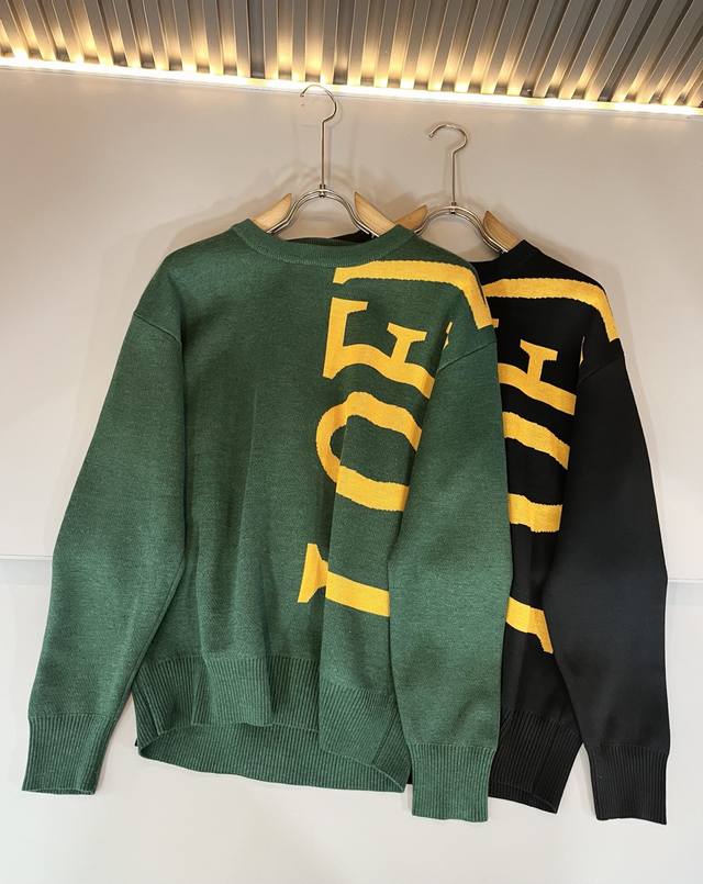 Lo*We 2025 Autumn/Winter New Unisex Knitted Wool Sweater, sourced from a trading