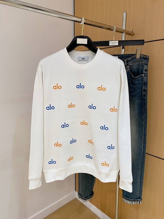 Alo 25Ss Newest and Top-Tier Version Exquisitely Crafted Crew Neck Sweatshirt, T