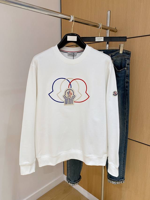 Moncler 25Ss Newest and Top-Tier Version Exquisitely Crafted Crew Neck Sweatshir