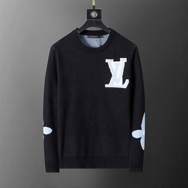 2025 Autumn/Winter New Crew Neck Pullover Sweater, same style as official websit