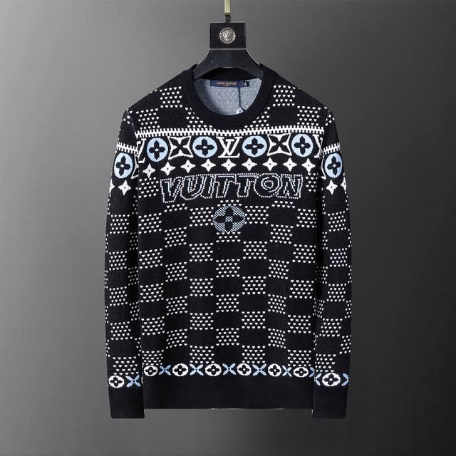 2025 Autumn/Winter New Crew Neck Pullover Sweater, same style as official websit