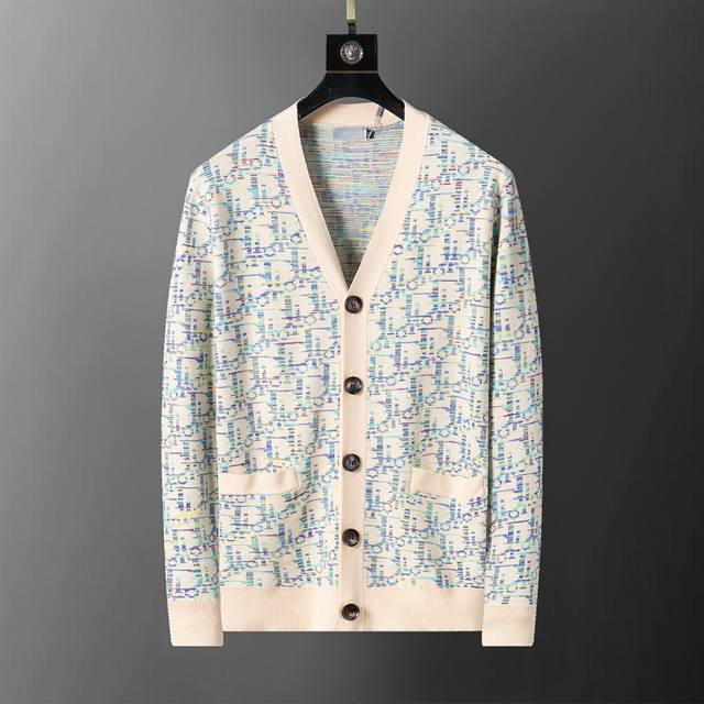 2025 Autumn/Winter New Cardigan Sweater, same style as official website, all-ove