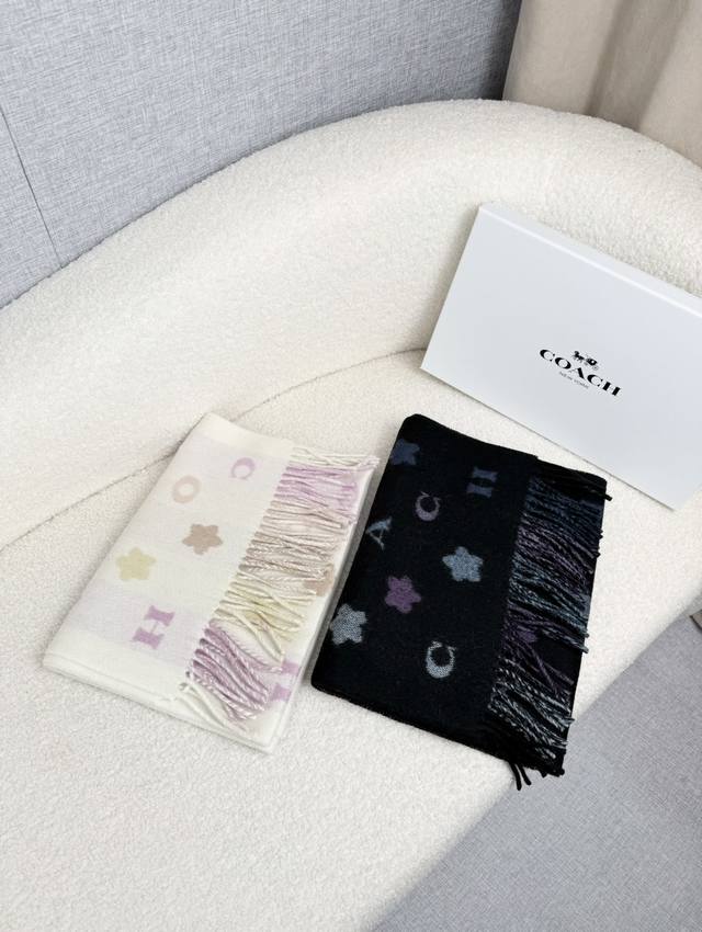 Coach. This Coach rainbow striped scarf is so beautiful! Not only is it stylish, Coach. This Coach rainbow striped scarf is so beautiful! Not only is it stylish,