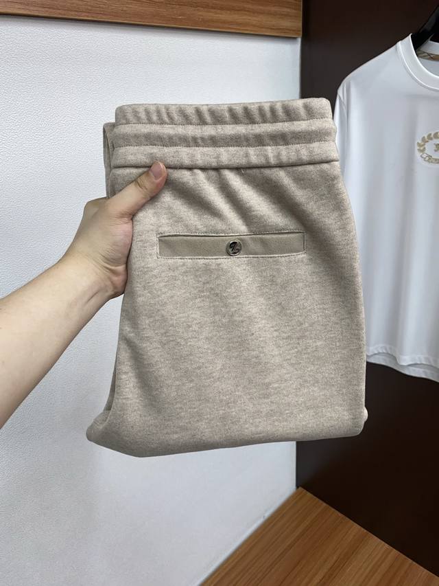 Zegna Autumn/Winter New Men's Straight Leg Sports Casual Pants, cashmere and wo