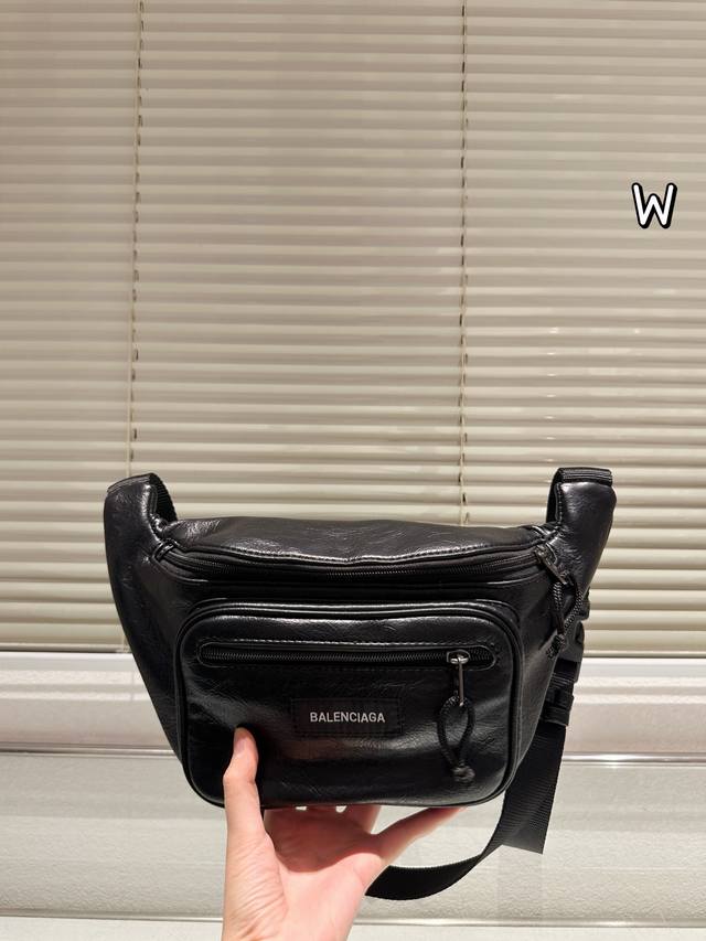 巴黎世家复古腰包包 尺寸34.19