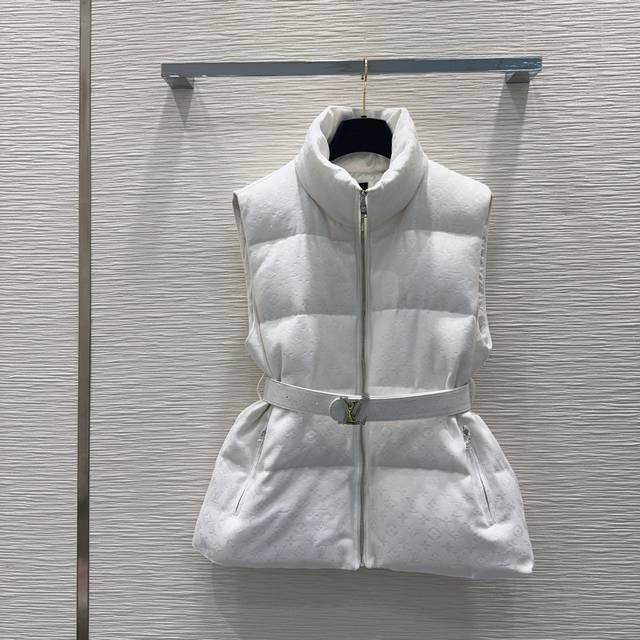 Louis Vuitto* 2025Fw New Down Vest Jacket. Excellent overall warmth. Regular sty