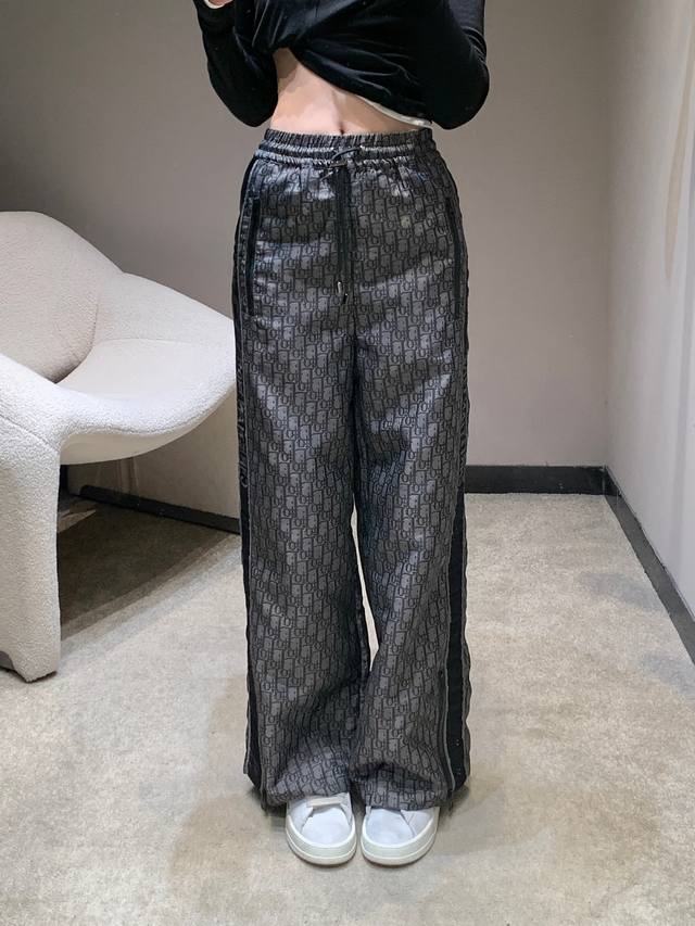 Dio* 25Fw Early Autumn New Gray Monogram Elastic Waist Casual Pants | Exclusive