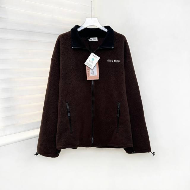 Fleece Zip-Up Jacket 25Ss Early Autumn New Arrival! This fleece zip-up jacket f
