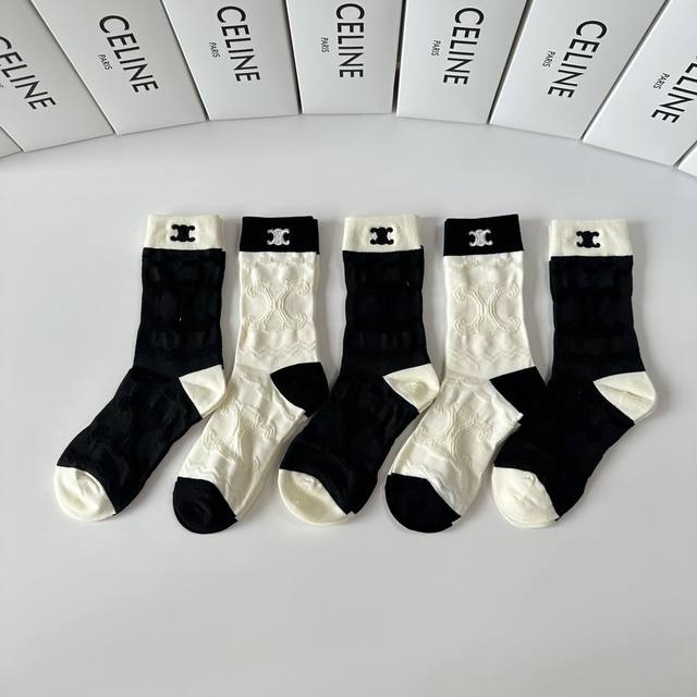 Special packaging from the official store! Celine's new embroidered mid-length s