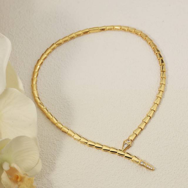 Bvlgari Serpenti Necklace. This exquisitely designed necklace captures the allu Bvlgari Serpenti Necklace. This exquisitely designed necklace captures the allu