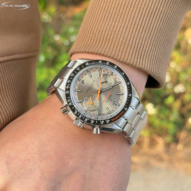Tvs Leather Strap-Steel Strap Omega Speedmaster Racing Chronograph 44.25mm Maste