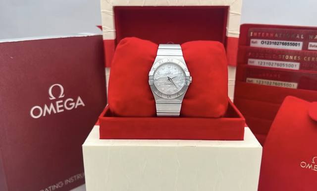 Omega Constellation Series 123.10.27.60.55 Ladies' Quartz Watch, Case Diameter: