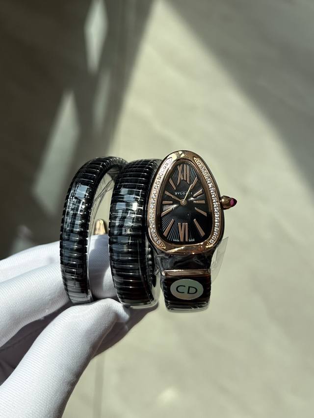 Exclusive Real Shot Photos Bulgari Serpenti Series Ladies' Watch, Swiss Quartz M Exclusive Real Shot Photos Bulgari Serpenti Series Ladies' Watch, Swiss Quartz M