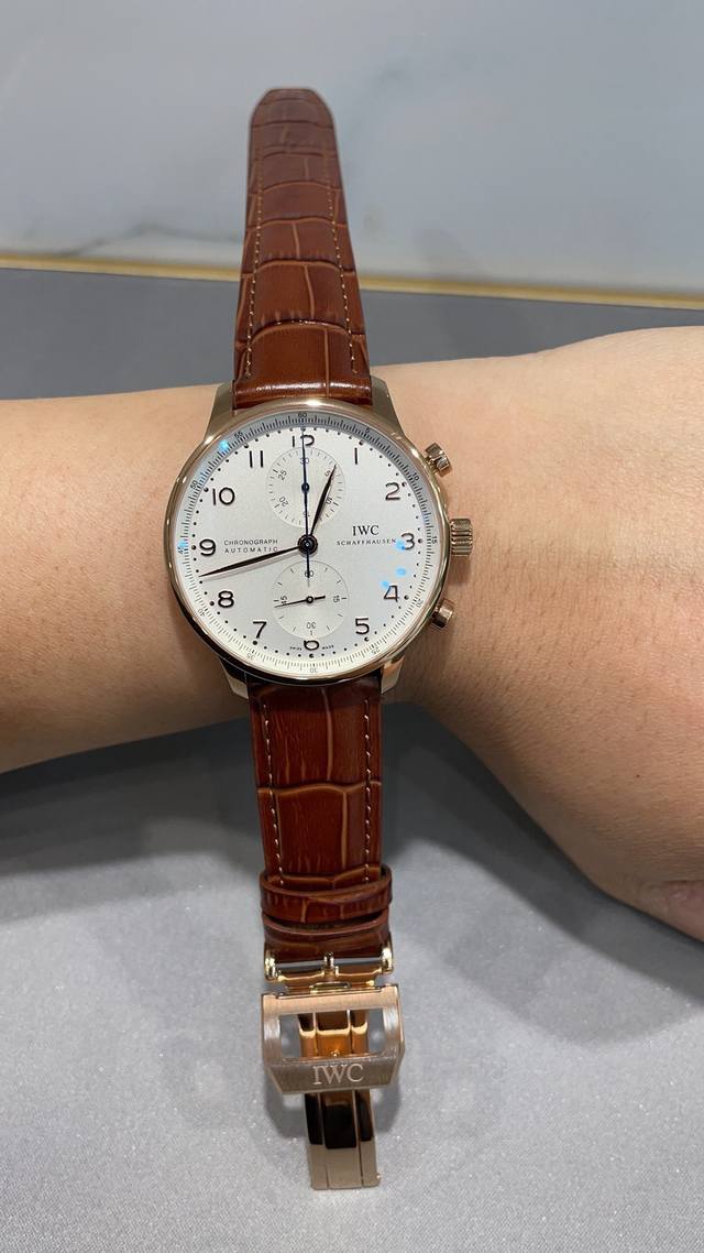 IWC Portuguese Series! Automatic Mechanical Chronograph Watch DDD. Stainless st IWC Portuguese Series! Automatic Mechanical Chronograph Watch DDD. Stainless st