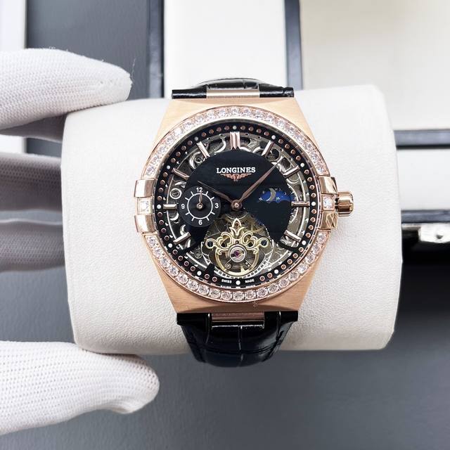 白钻 金钻 浪琴-Longines火爆新品 搭载全自动机械机芯 316精钢表壳 简约镂空设计 简约时尚 优雅尊贵 矿物质强化玻璃镜面 真牛皮表带 商务休闲 精致 白钻 金钻 浪琴-Longines火爆新品 搭载全自动机械机芯 316精钢表壳 简约镂空设计 简约时尚 优雅尊贵 矿物质强化玻璃镜面 真牛皮表带 商务休闲 精致